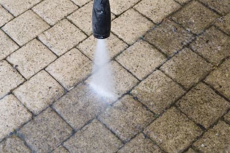 Paver washing