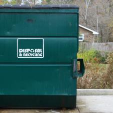 Dumpster pad cleaning